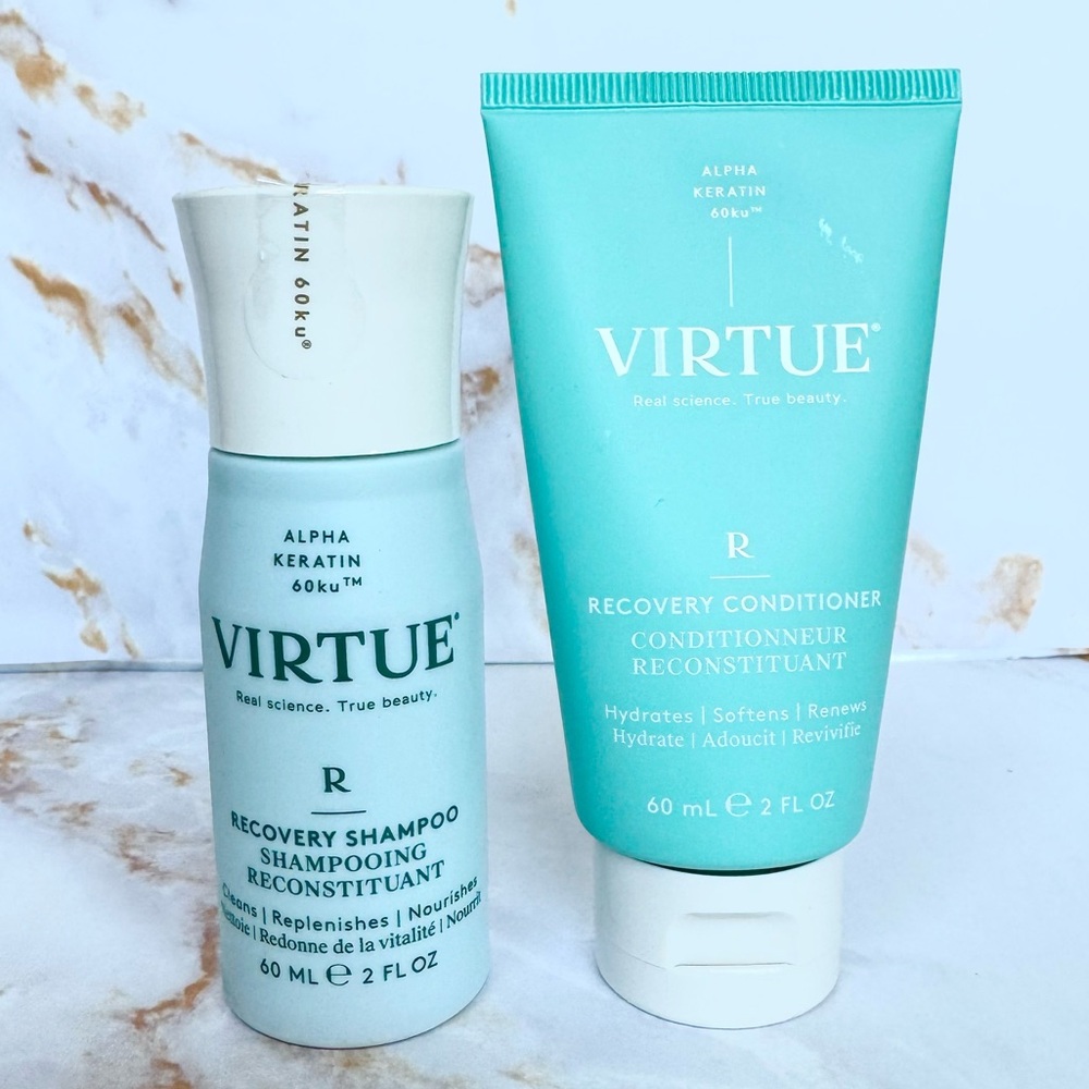 VIRTUE Recovery Shampoo and Conditioner Duo Travel Size